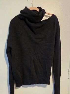 Classic Black Turtleneck Sweater